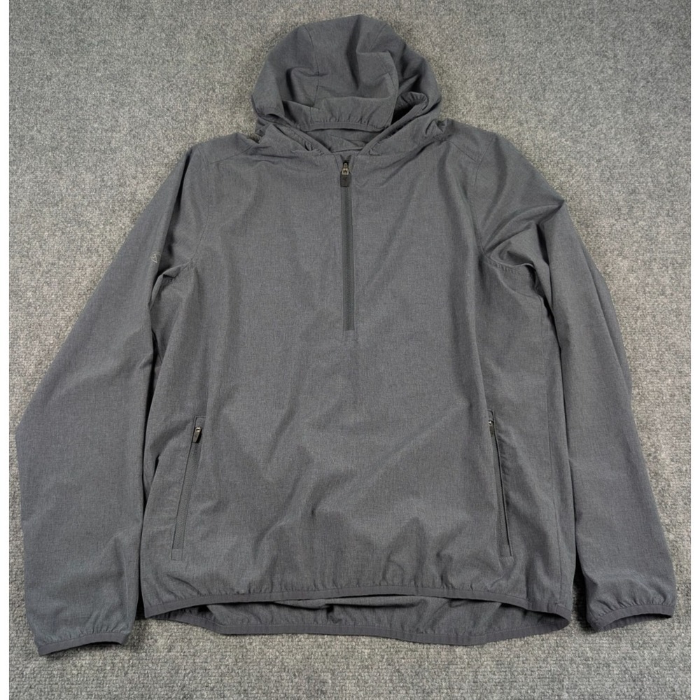Genteal Capetown Performance Half Zip Shell Jacket Mens Medium Navy - Picture 2 of 10